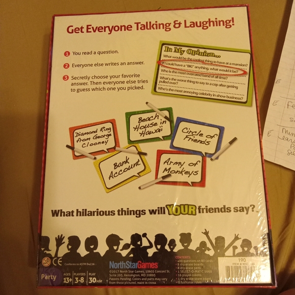 Say Anything Party Board Game New Sealed 2015 - Picture 4 of 4